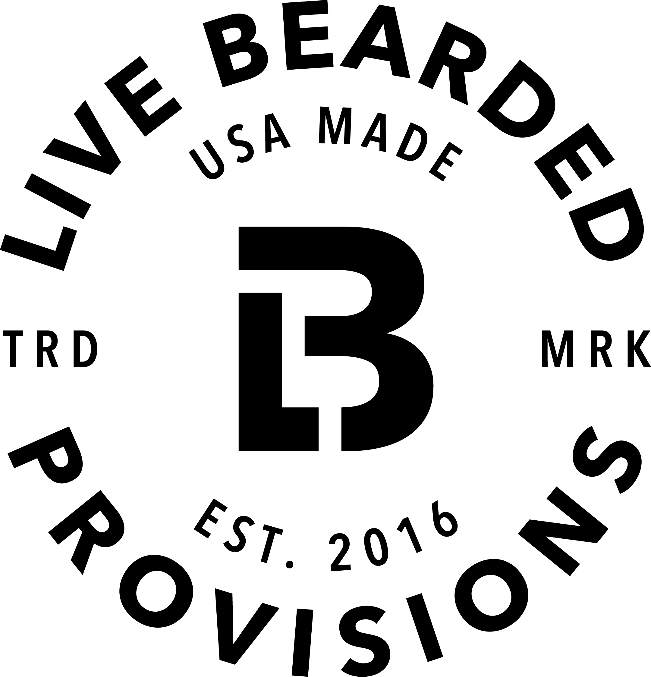 Live Bearded logo supporting Help After Disaster