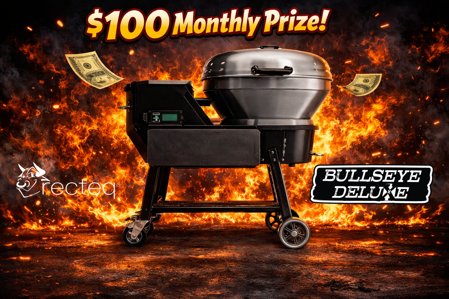 $100 monthly prize