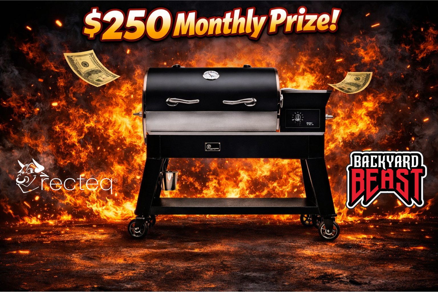 $250 monthly prize