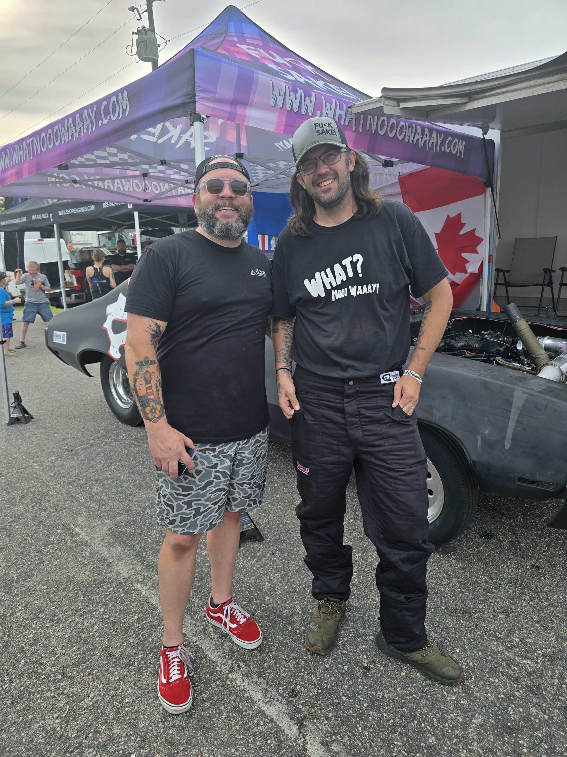 Michael Johnson with What No Way Guy Shaun Umscheid