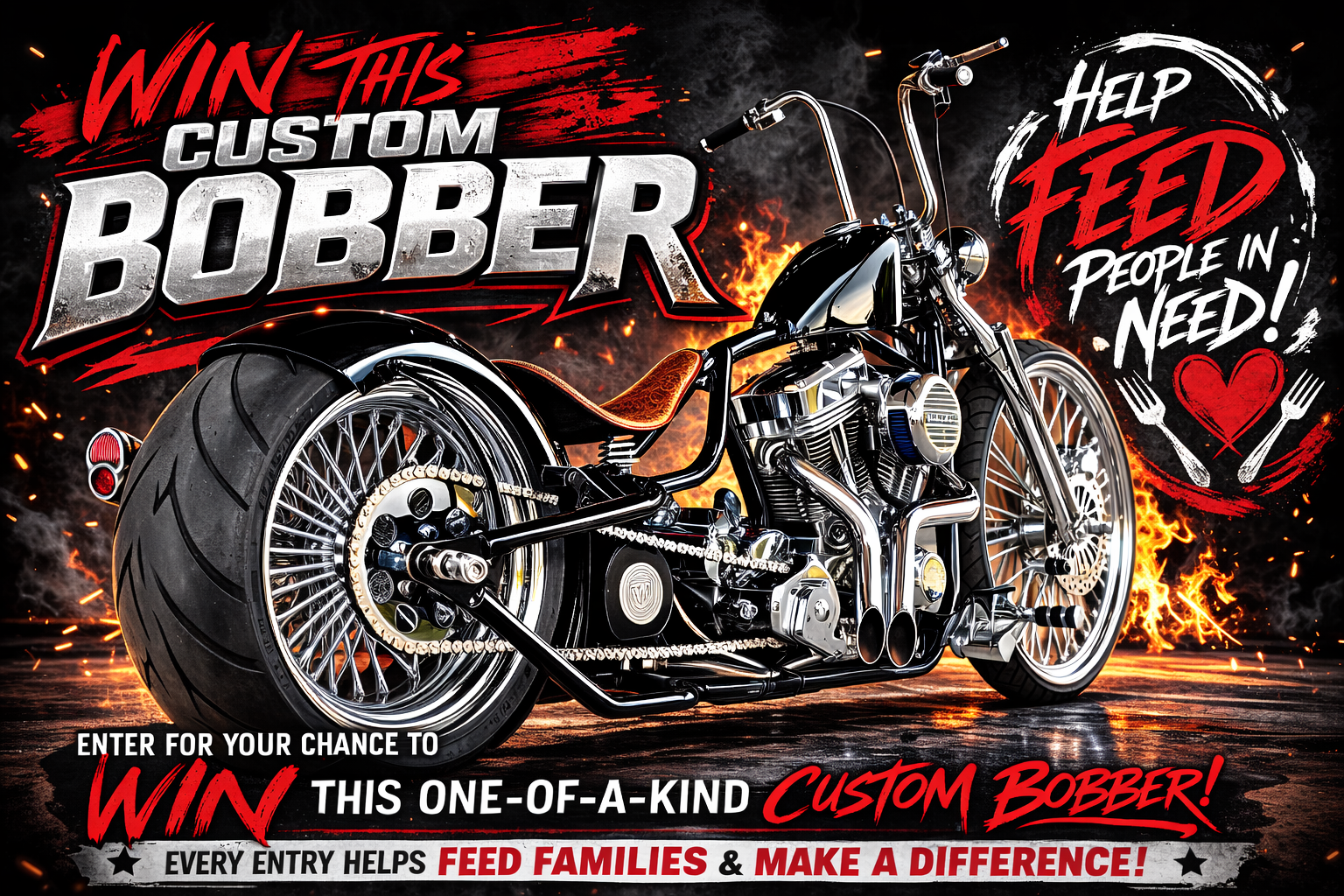 2024 custom bobber motorcycle sweepstakes