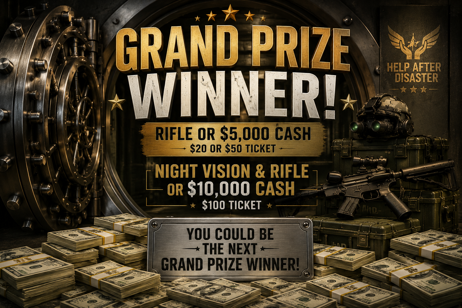 Sweepstakes with a BANG! Grand Prize Winner